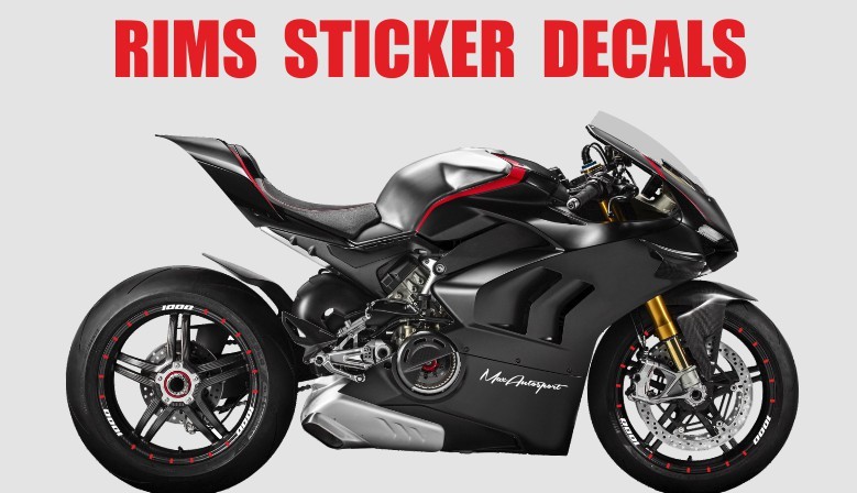 MAX Motosport - Rim stickers for sport motorcycles